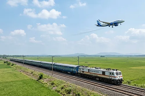 Reach Kerala from Hyderabad via train or flight